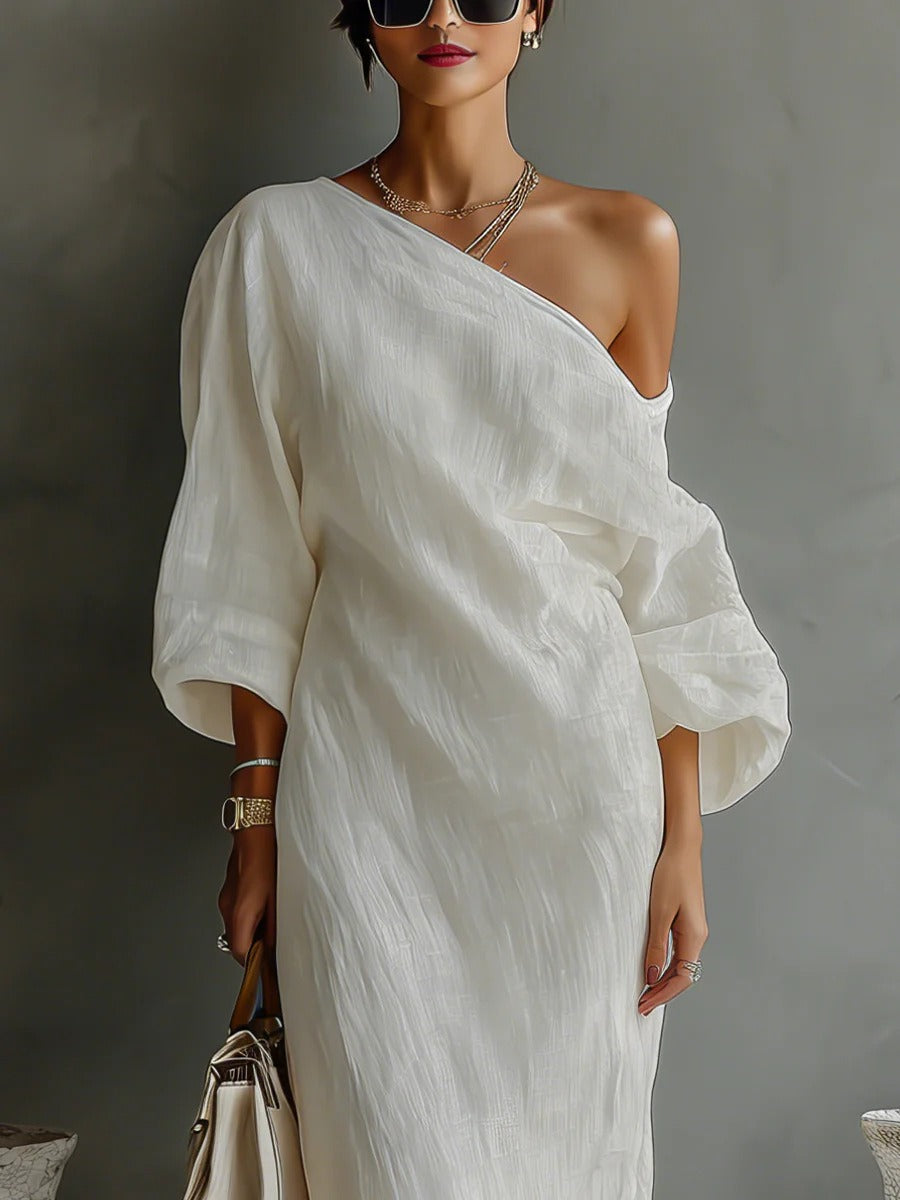 Invidia One Shoulder Maxi Dress