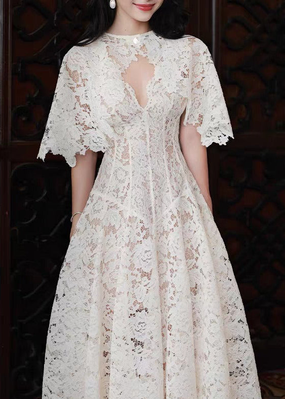 Kaylee Corset Lace Shawl Maxi Dress