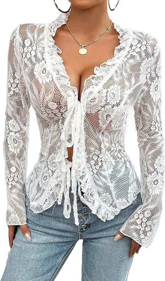 Kimama Long Sleeve Lace Top
