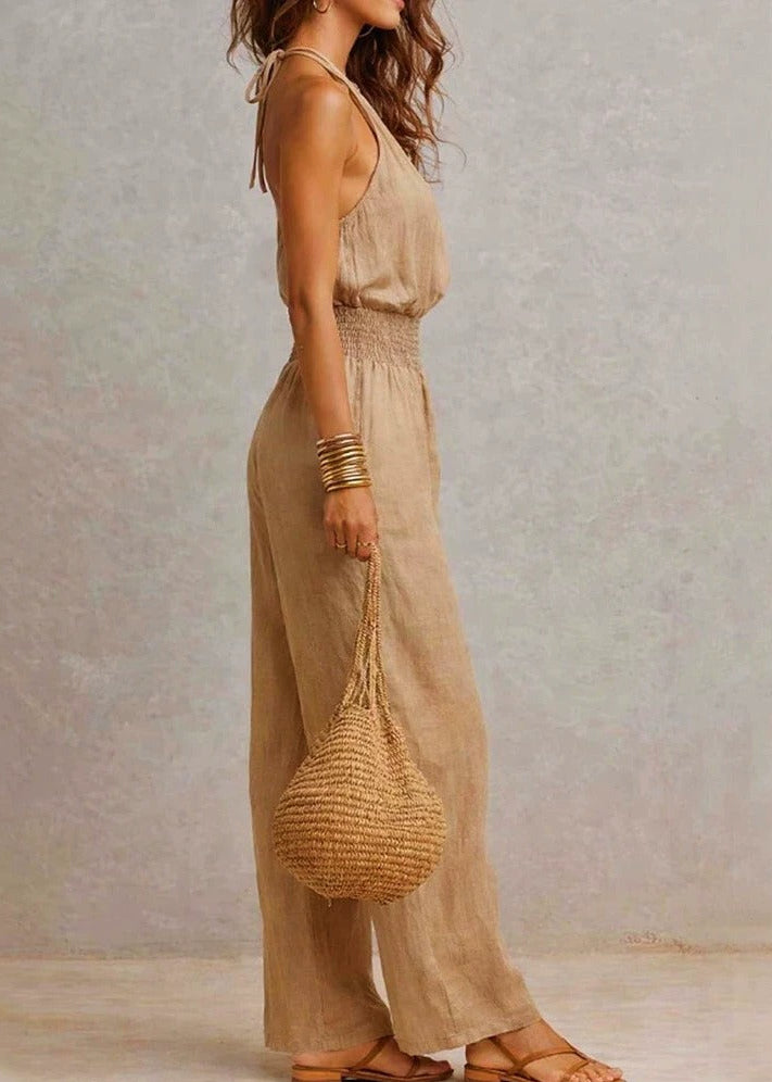 Innocenzo Halter Neck Pants Set
