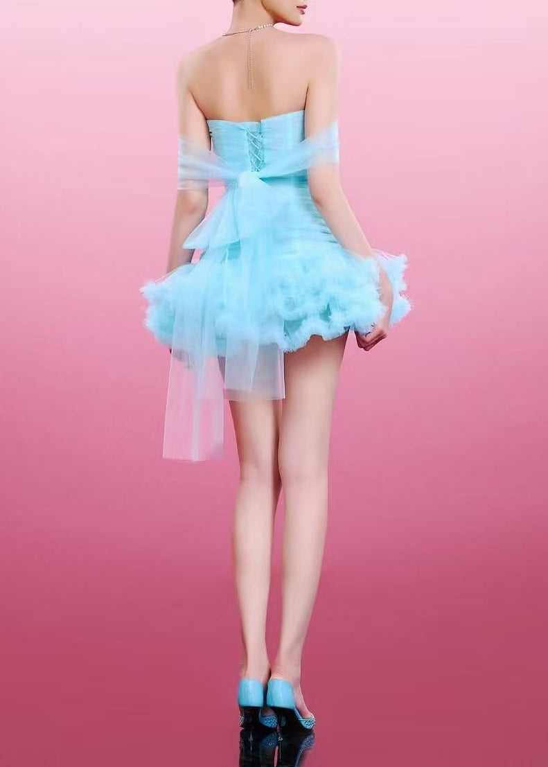 Esteve Puffy Mesh Mini Dress