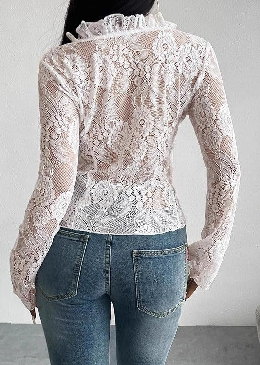 Kimama Long Sleeve Lace Top
