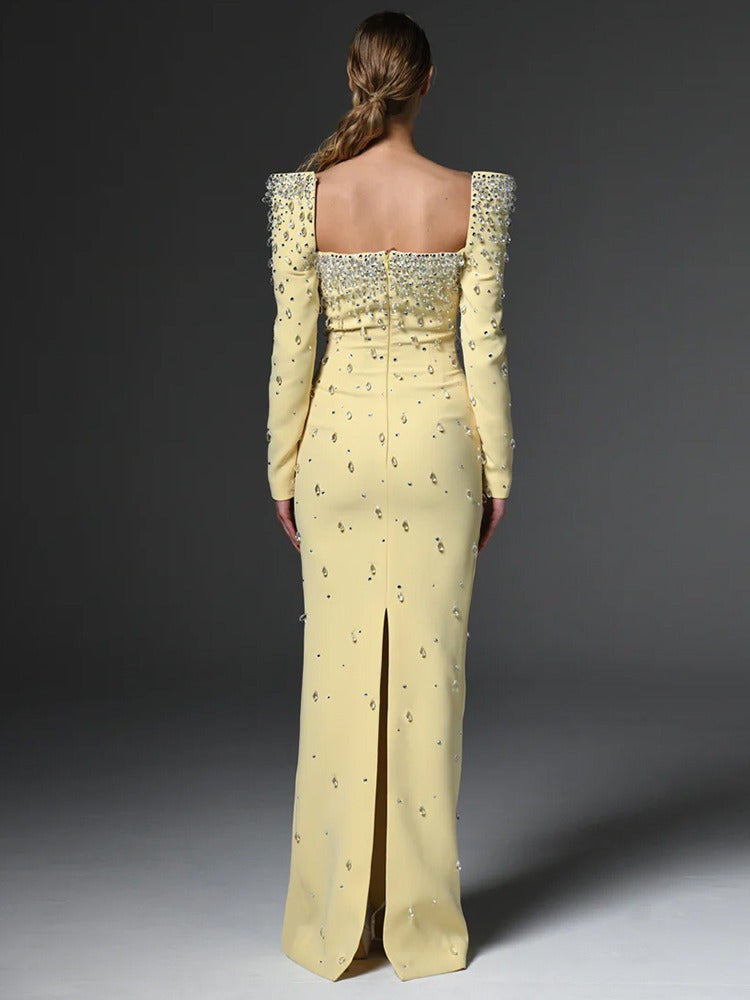 Fleurette Crystal Maxi Dress
