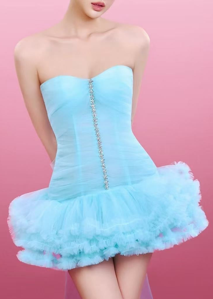 Esteve Puffy Mesh Mini Dress