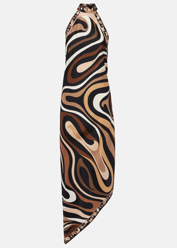 Hardy Backless Print Maxi Dress