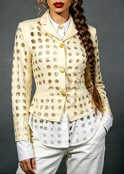Kaur Deconstruct Cutout Blazer