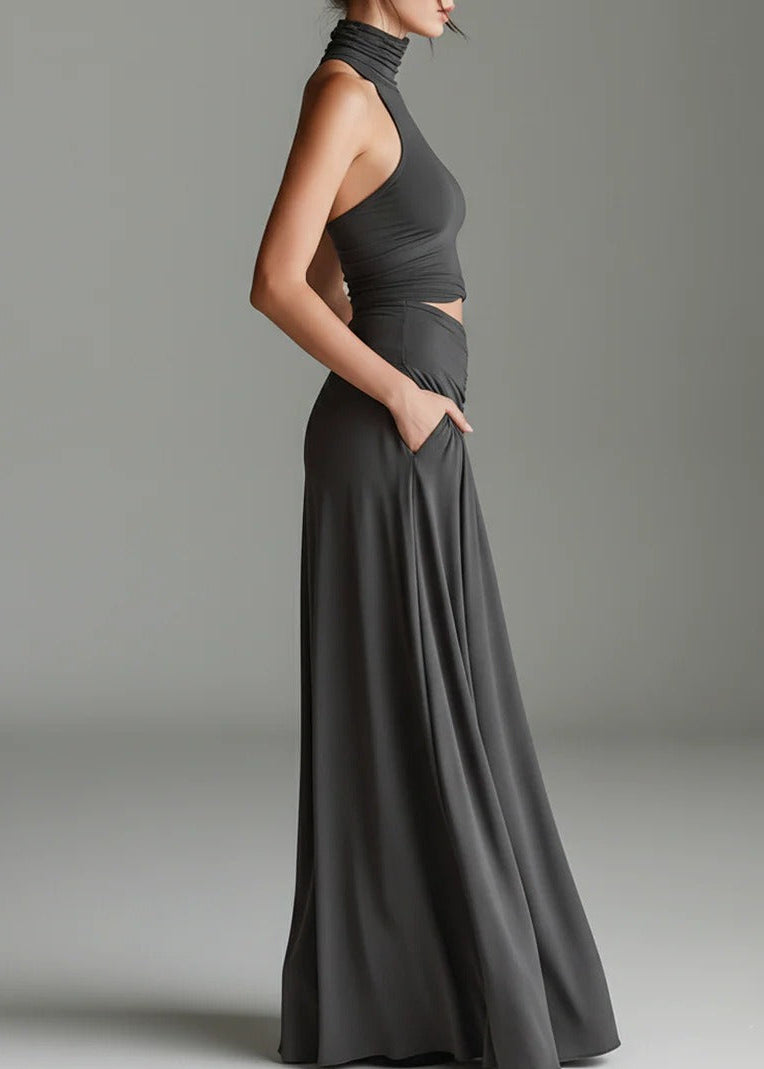 Kalenna High Neck Skirt Set