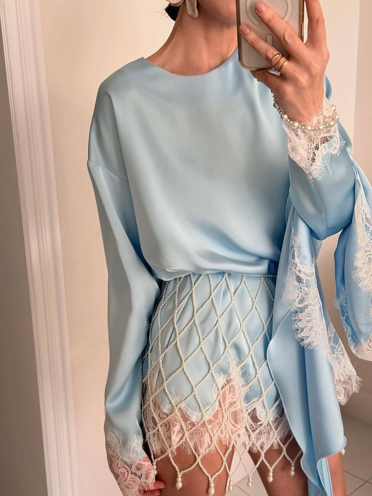 Keelan Lace Mini Dress
