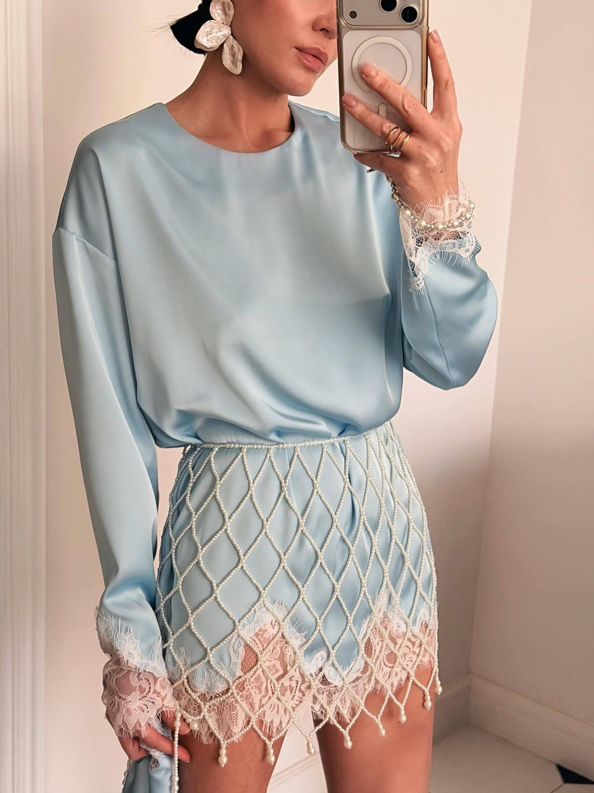 Keelan Lace Mini Dress