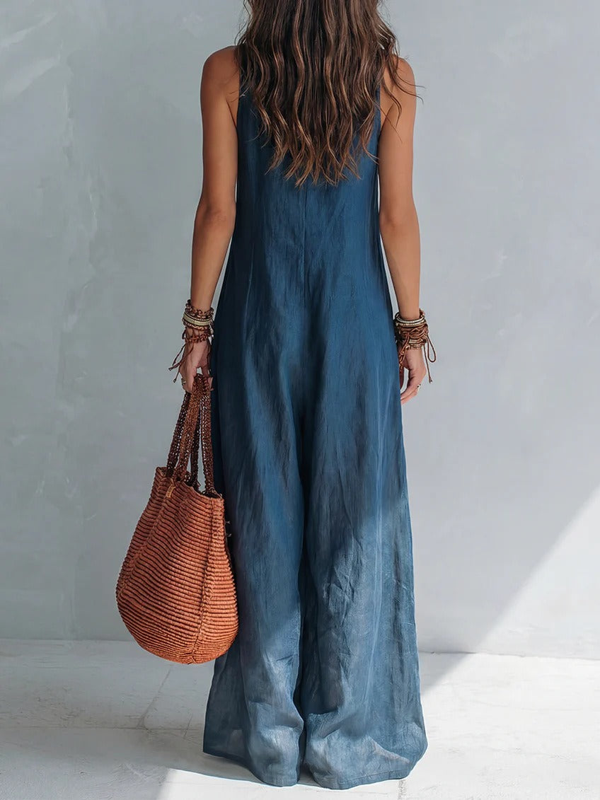 Karin V Neck Jumpsuit