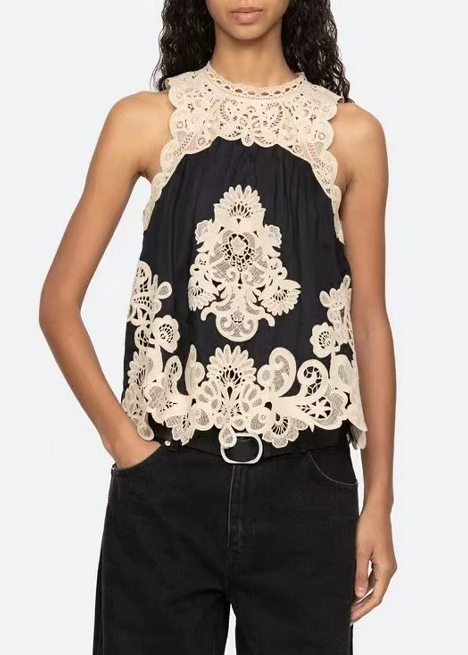 Enea Sleeveless Cutout Top