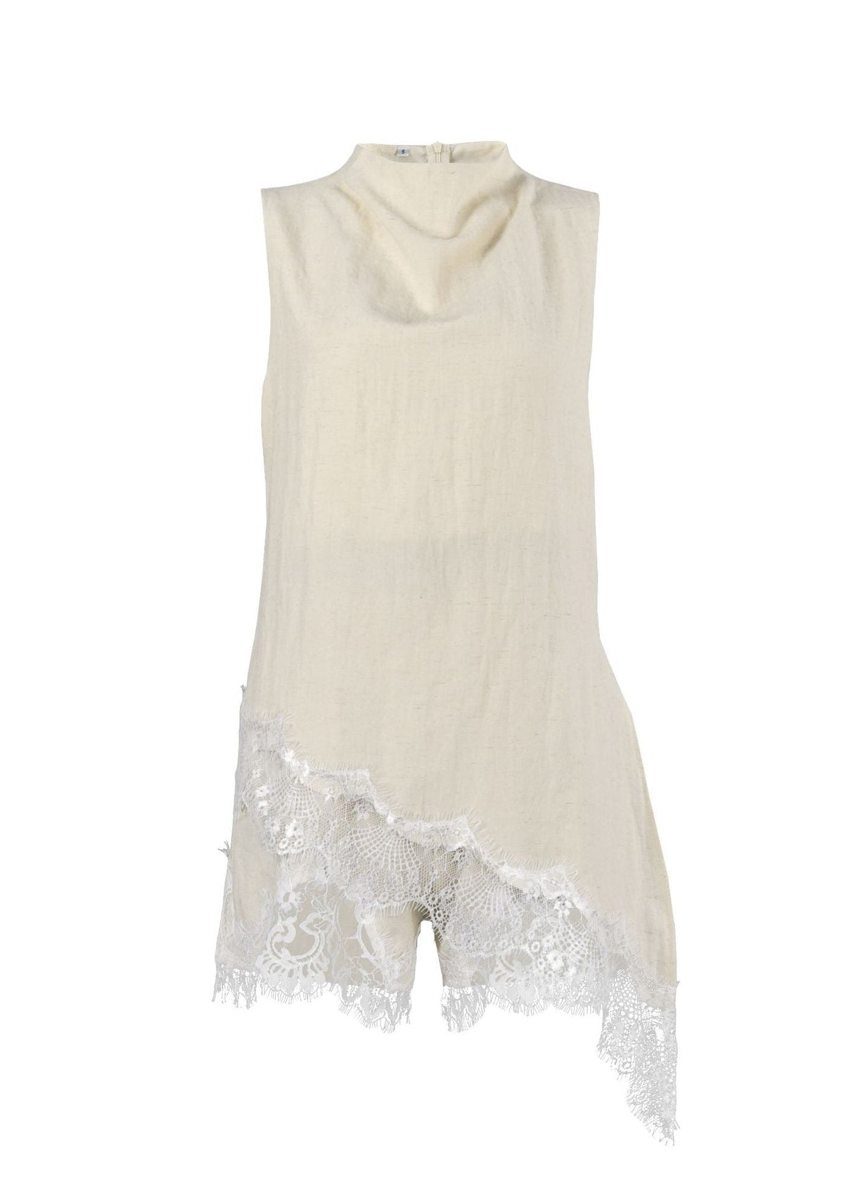 Keelan Sleeveless Lace Shorts Set