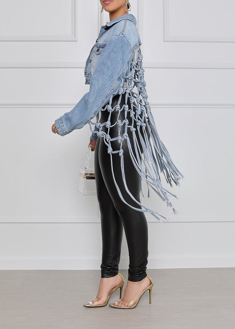 Kotaro Cutout Denim Jacket