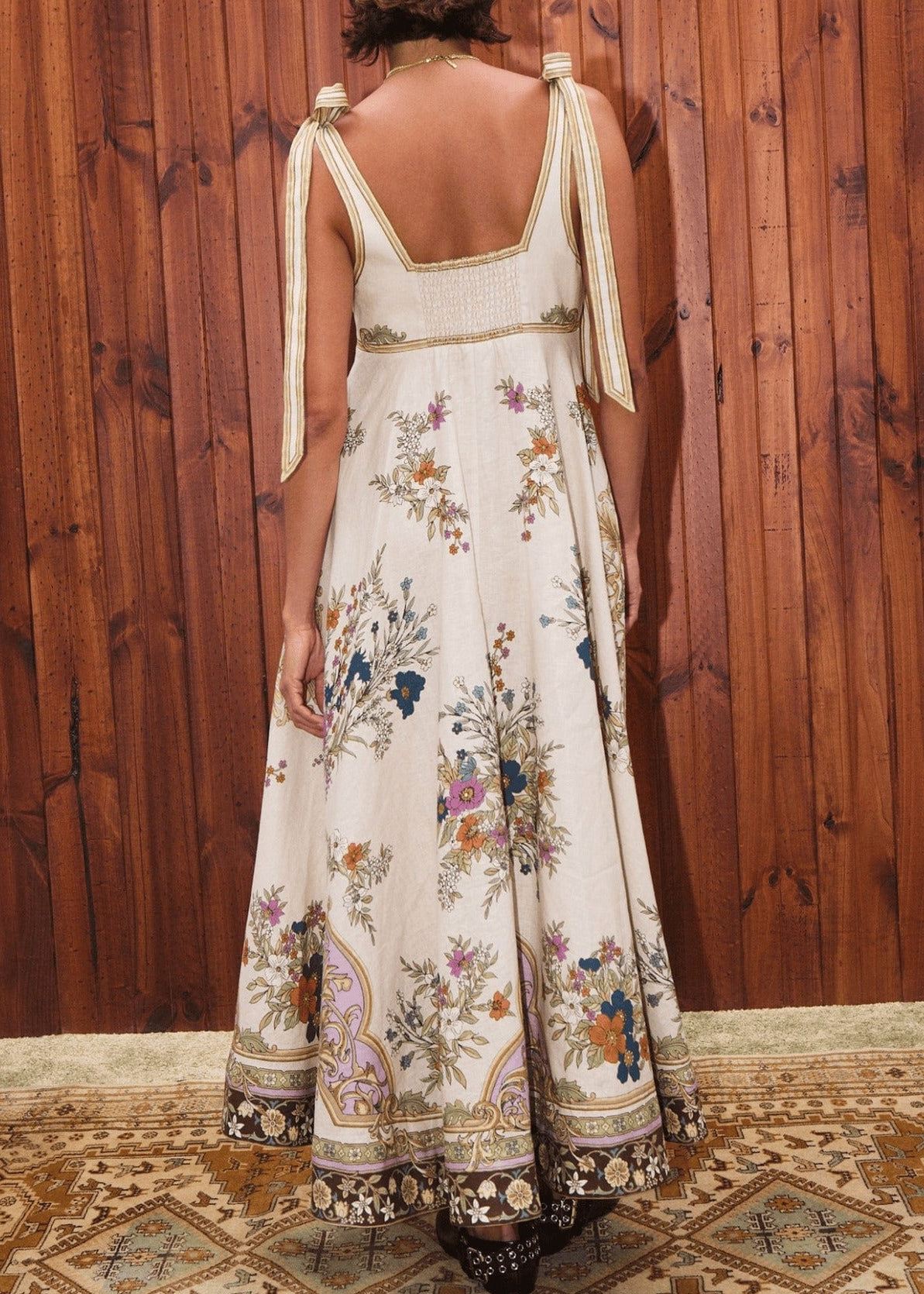Kawelo Sleeveless Floral Maxi Dress