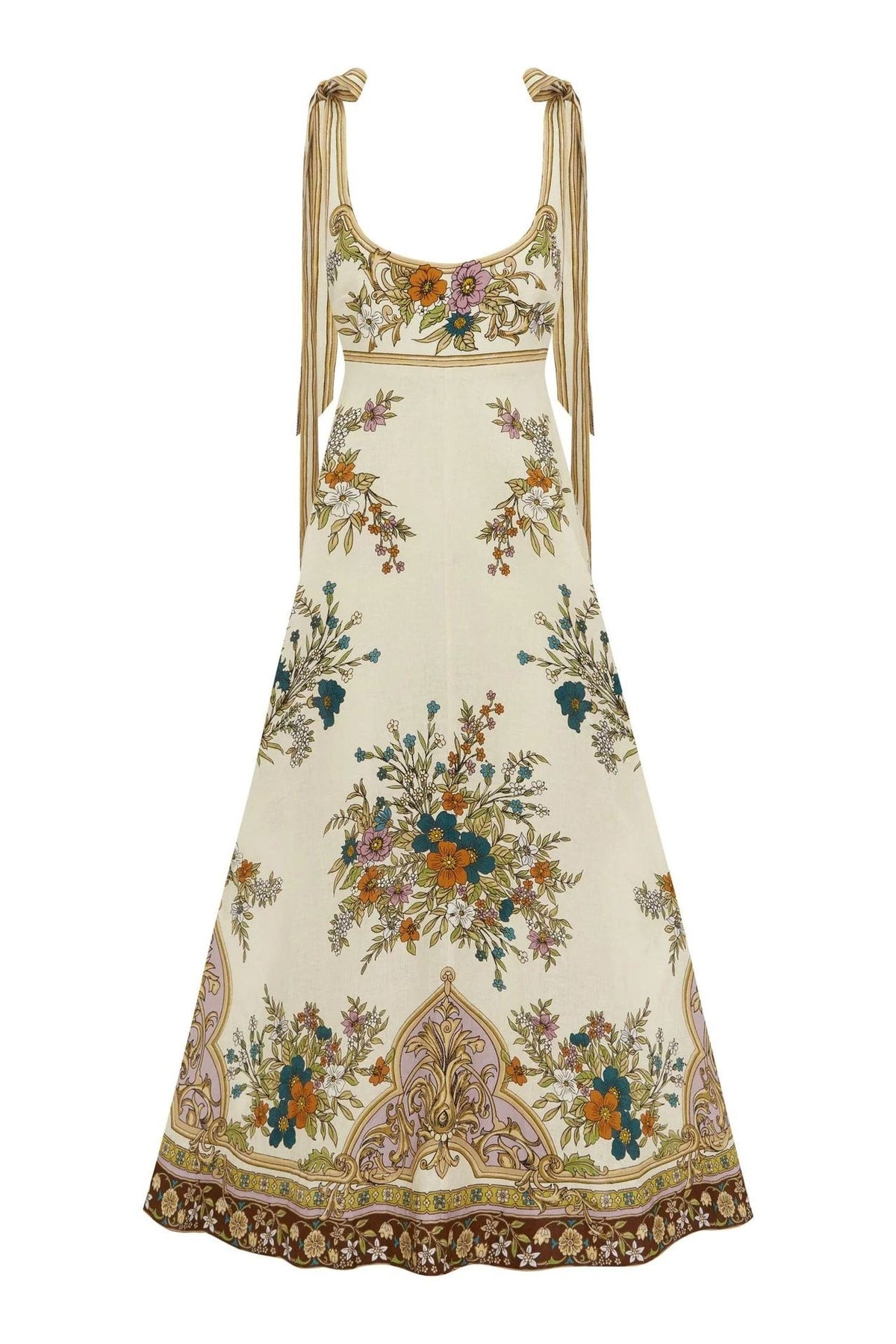 Kawelo Sleeveless Floral Maxi Dress