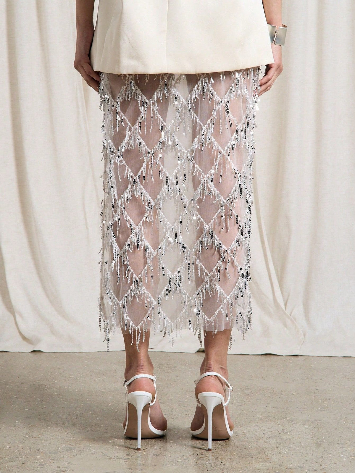 Darijus Sequined Skirt