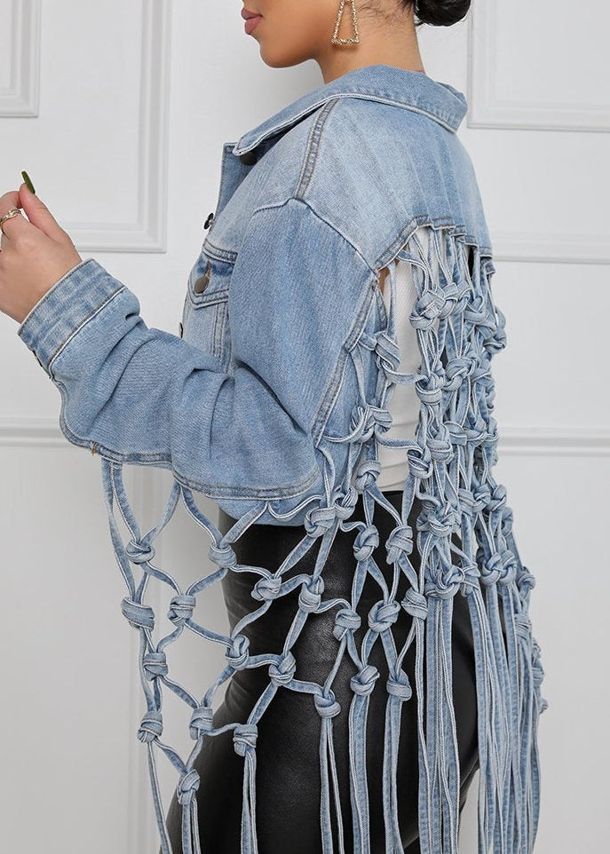 Kotaro Cutout Denim Jacket