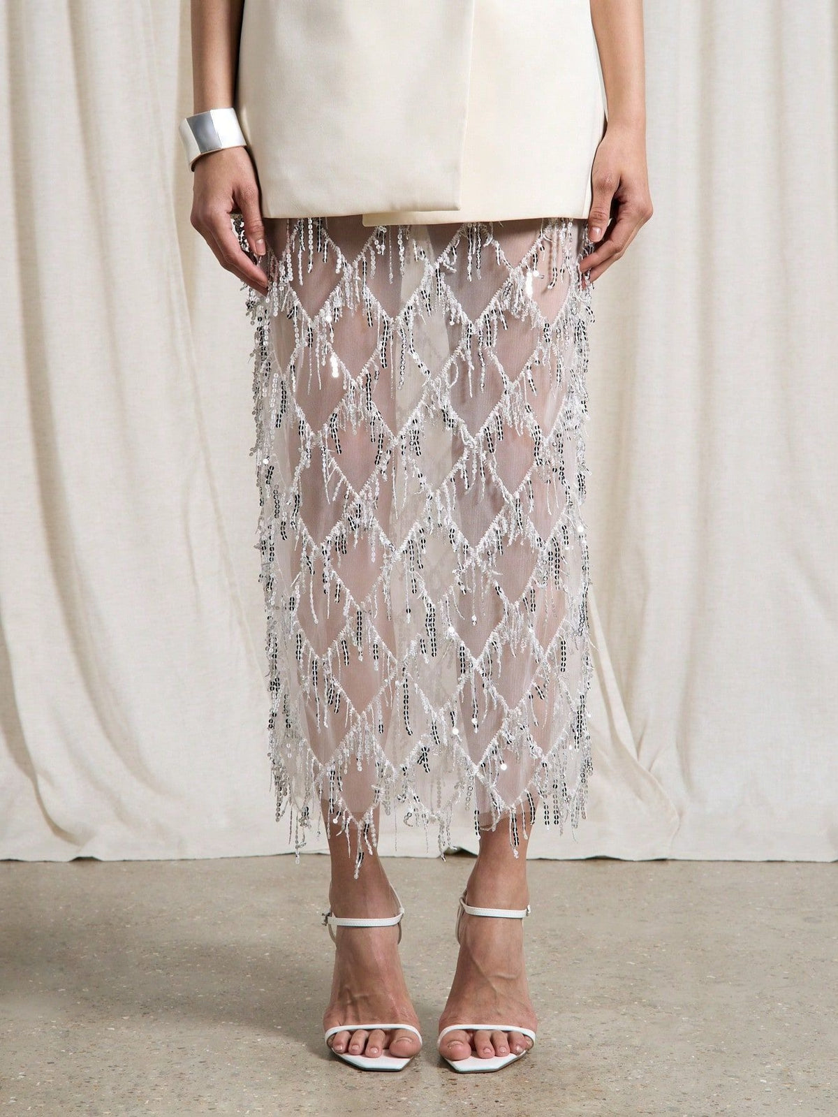 Darijus Sequined Skirt