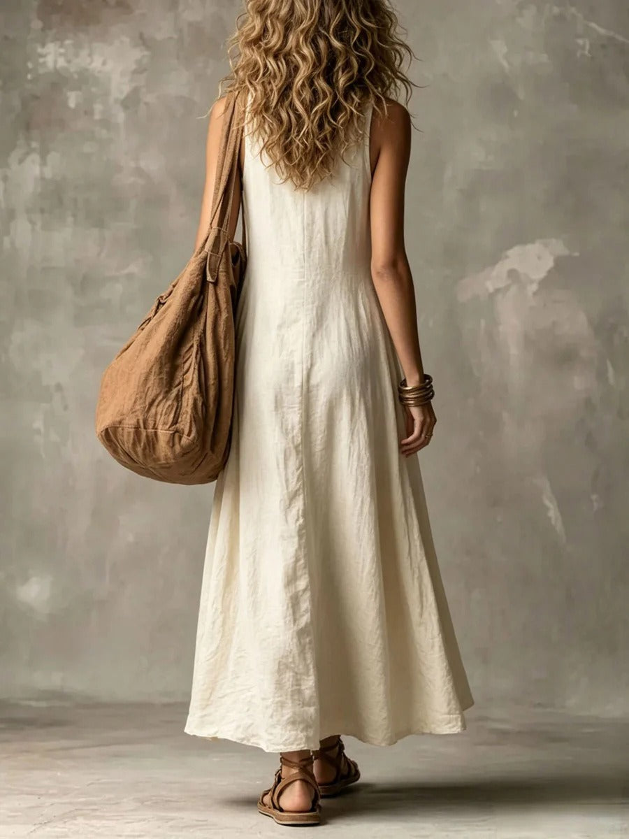 Karro Cowl Neck Maxi Dress