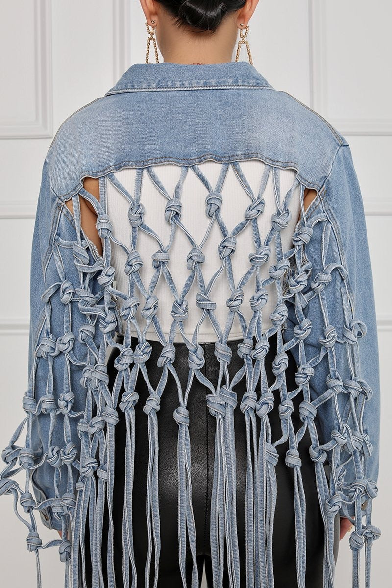 Kotaro Cutout Denim Jacket