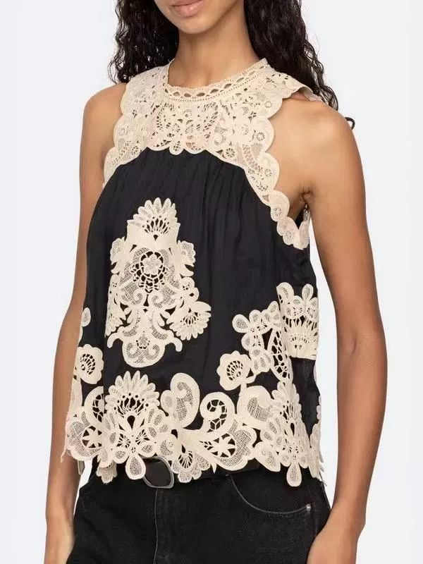 Enea Sleeveless Cutout Top