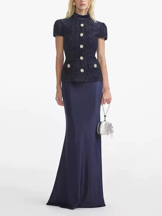 Herakleitos Tweed Skirt Set