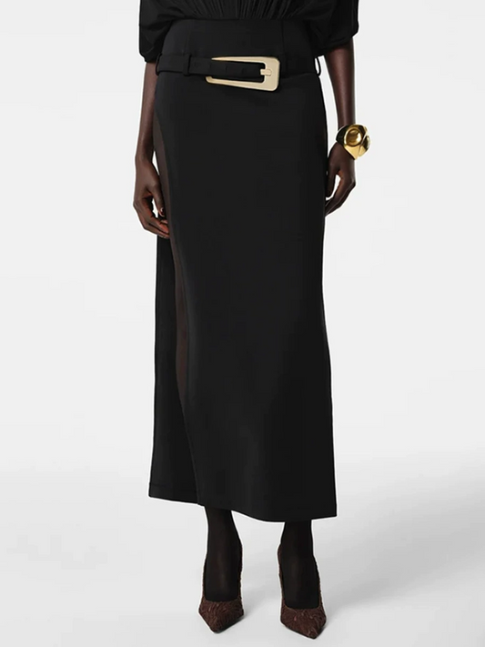 Krisalyn Belt Maxi Skirt