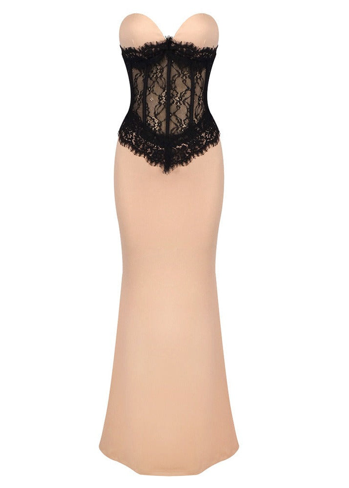 Maartje Corset Lace Maxi Dress